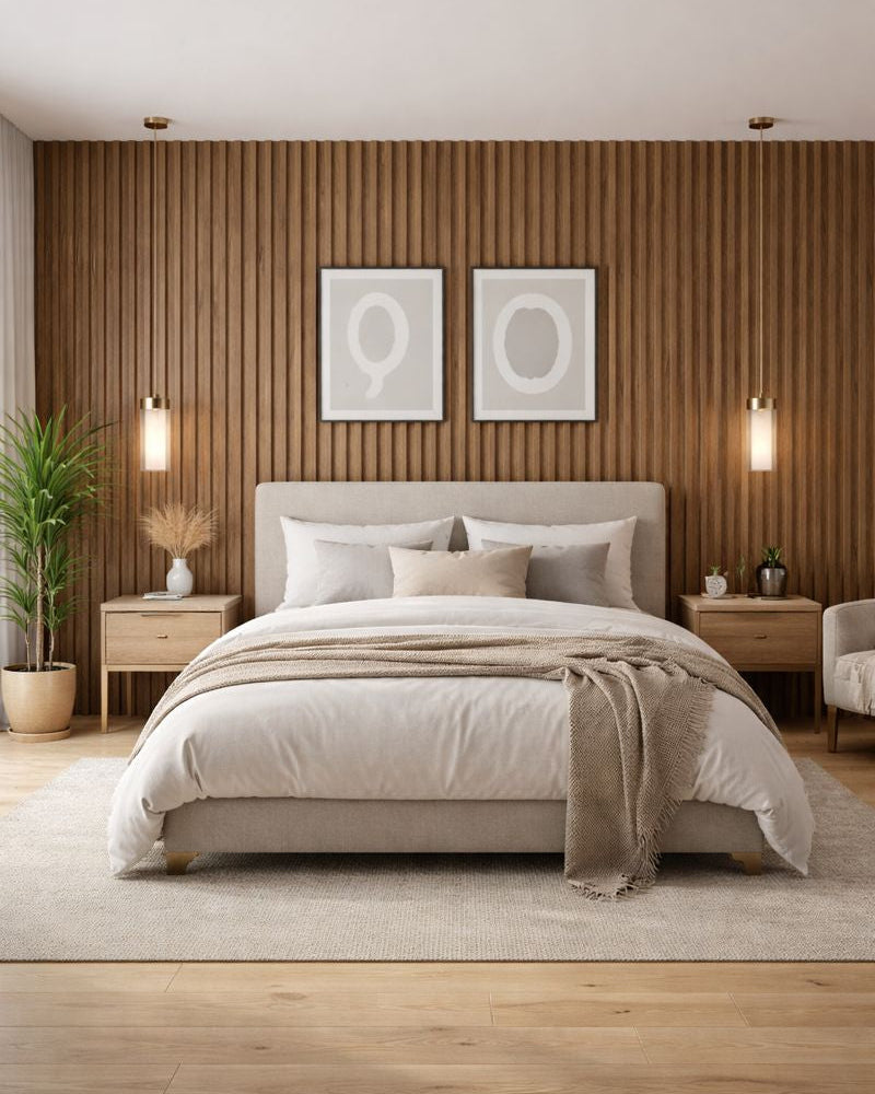 חיפוי קיר לחדר השינה