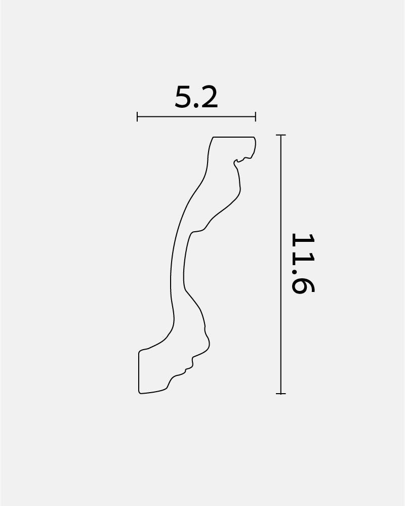 קרניז פוליאוריטן בסגנון ניאו-קלאסי 11201