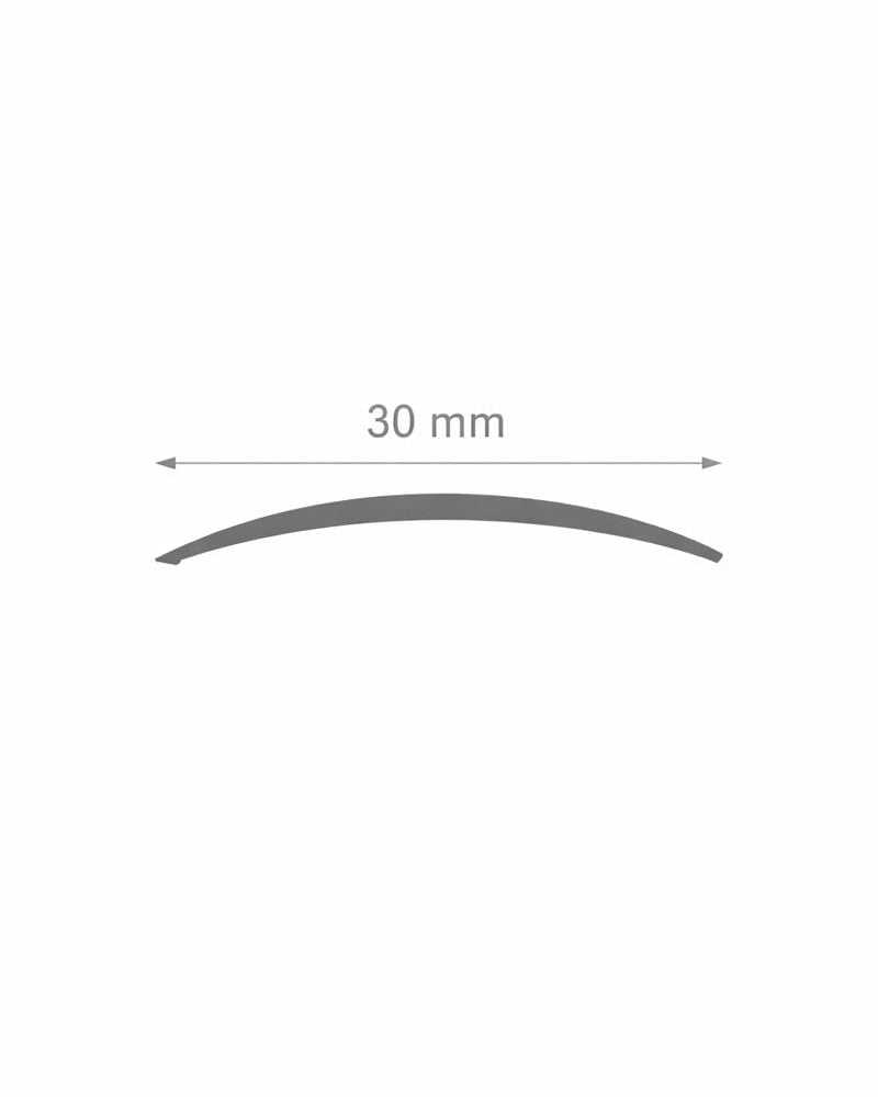 סף פרקט מפליז חצי ירח | 30 מ"מ