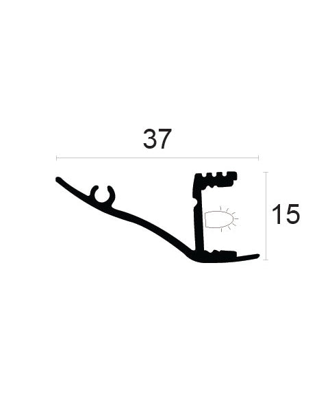 פרופיל תאורה נסתר מודרני AL1840