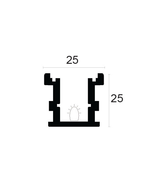 פרופיל תאורה אלגנטית AL2626