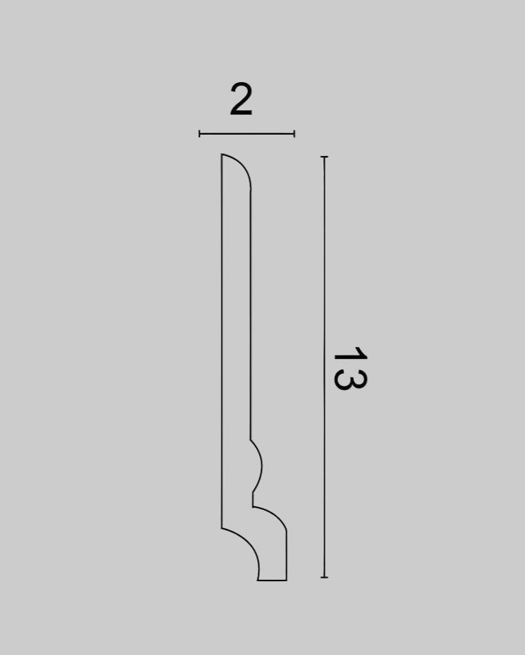 פנל רצפה פולימר קימור תחתון