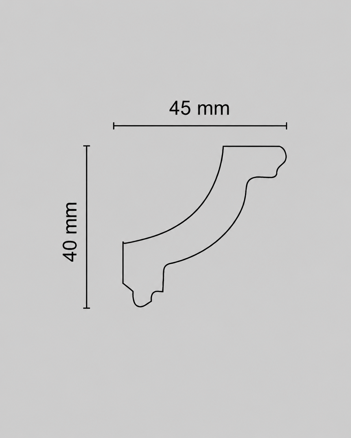 קרניז פוליסטירן בדימוי קלאסי O-45
