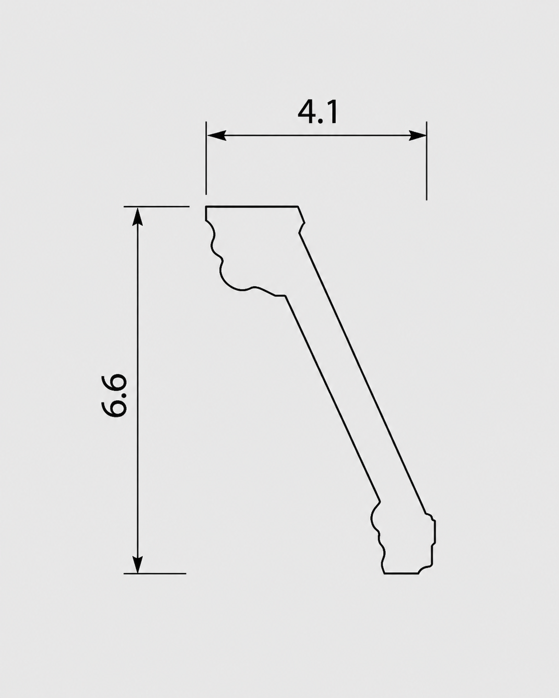 קרניז פוליסטירן מעוצב _B-18