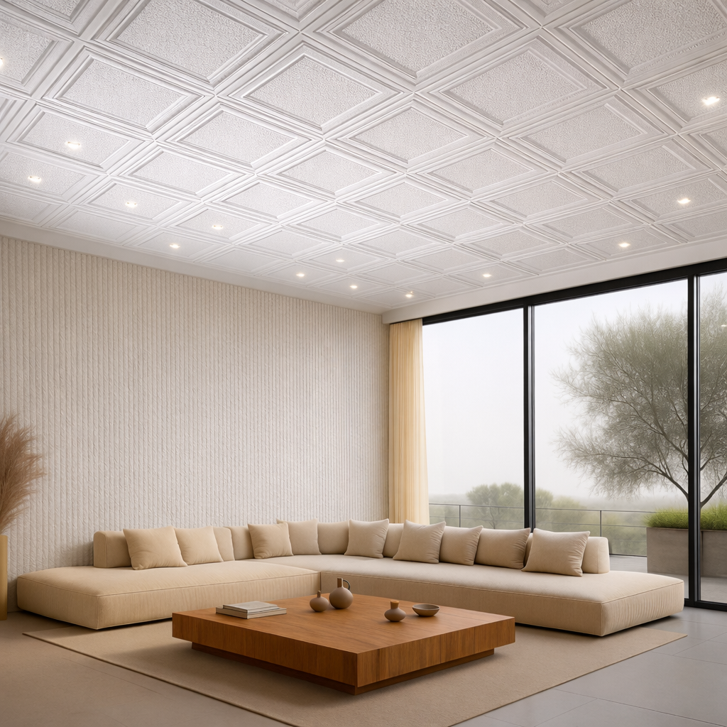 חיפוי תקרה פוליסטרין דגם אלגנט