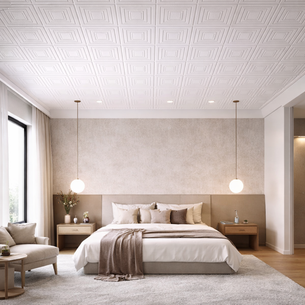 חיפוי תקרה פוליסטרין דגם יווני