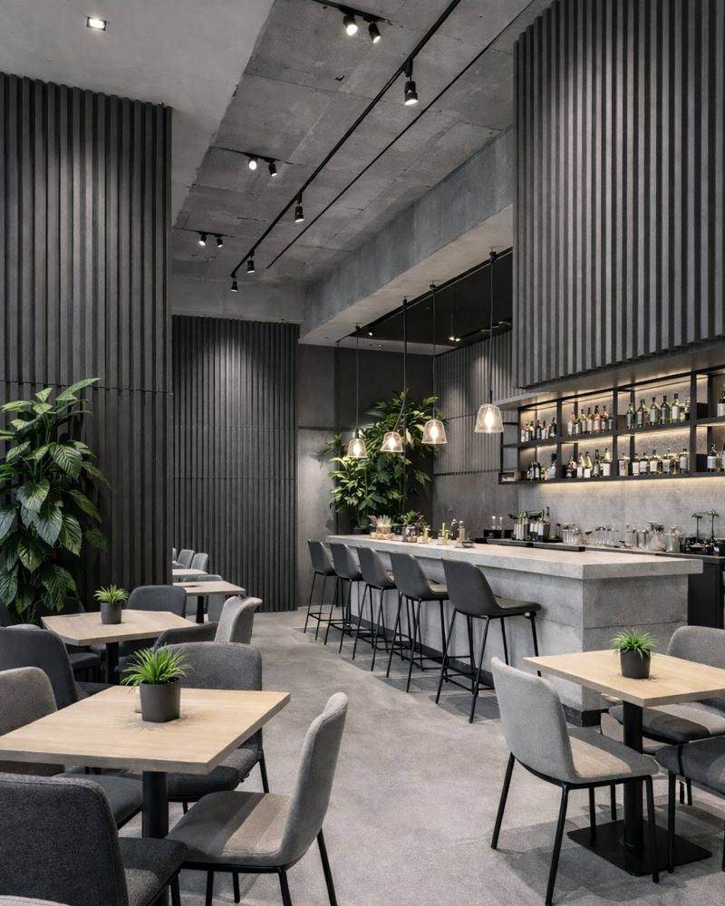 חיפוי קיר פורניר פסים