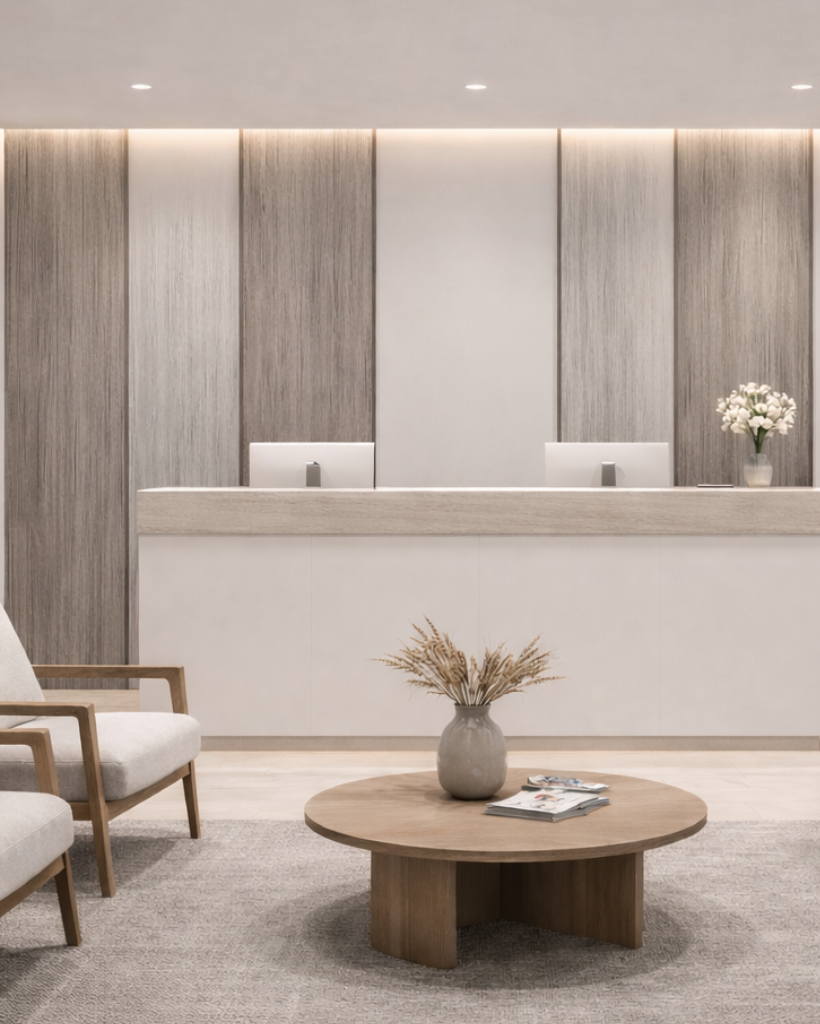 חיפוי קיר פורניר חלק