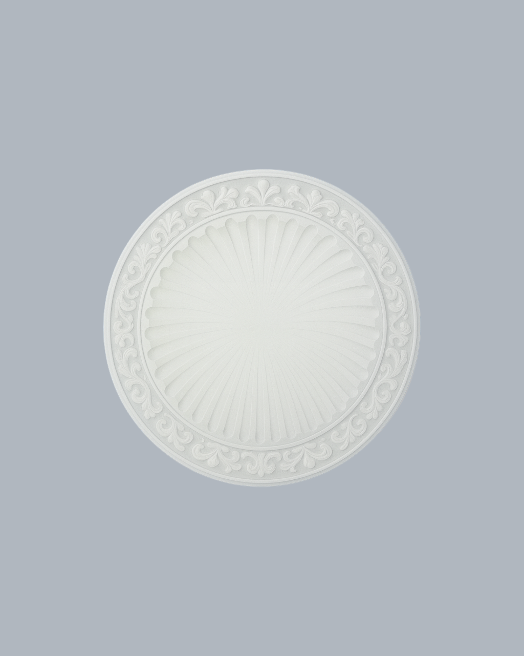 דום לתקרה בעיטור עלים קורנת