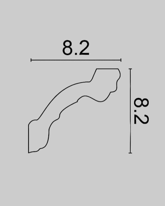 קרניז פוליסטירן בעיטורי פסים
