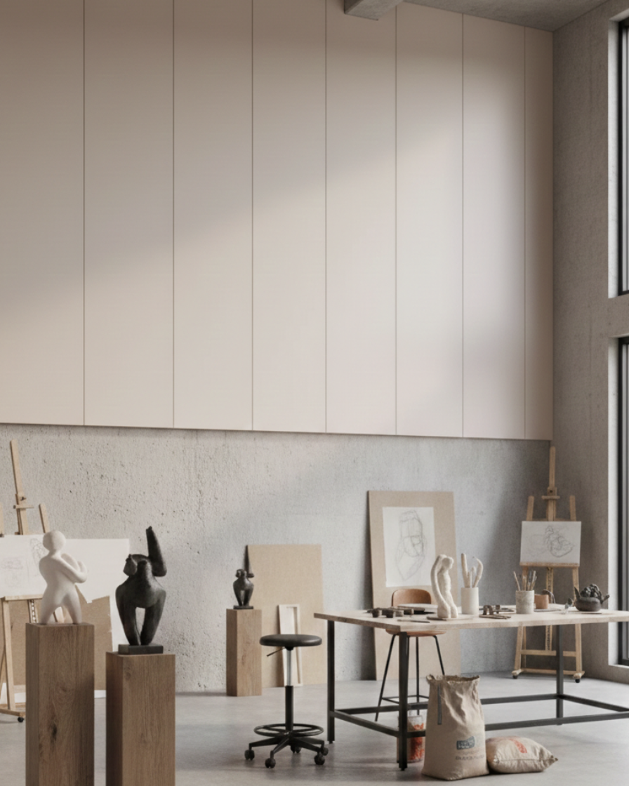 חיפוי קיר פורניר חלק