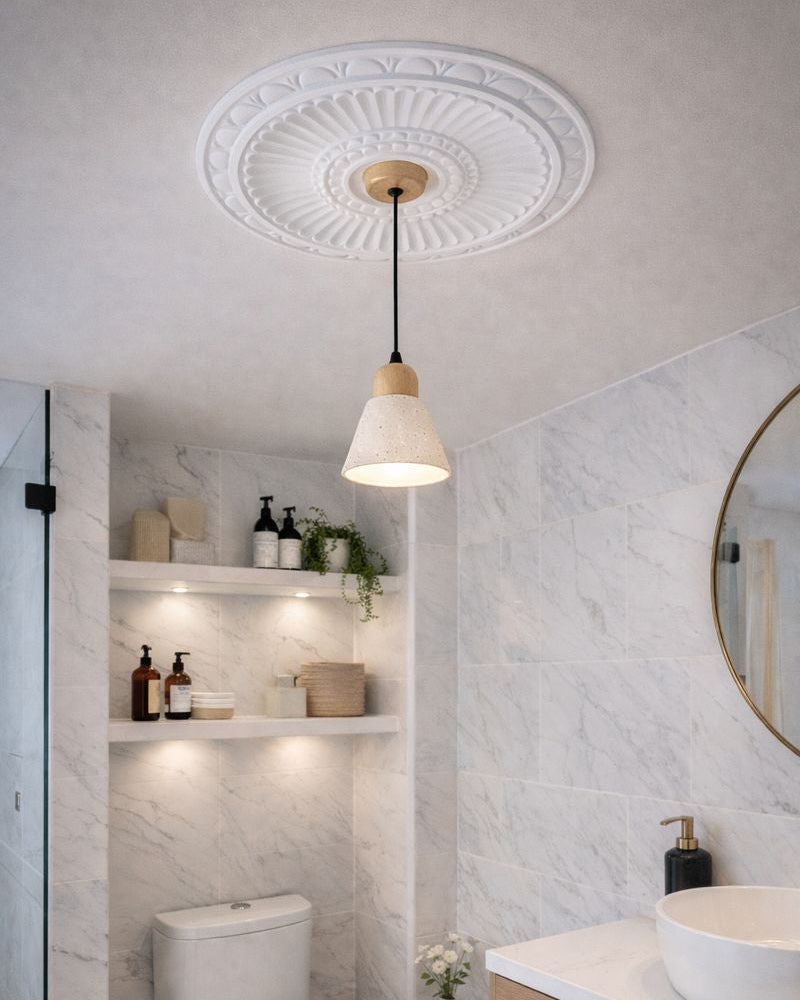 רוזטה פוליסטרין סגנון שמש