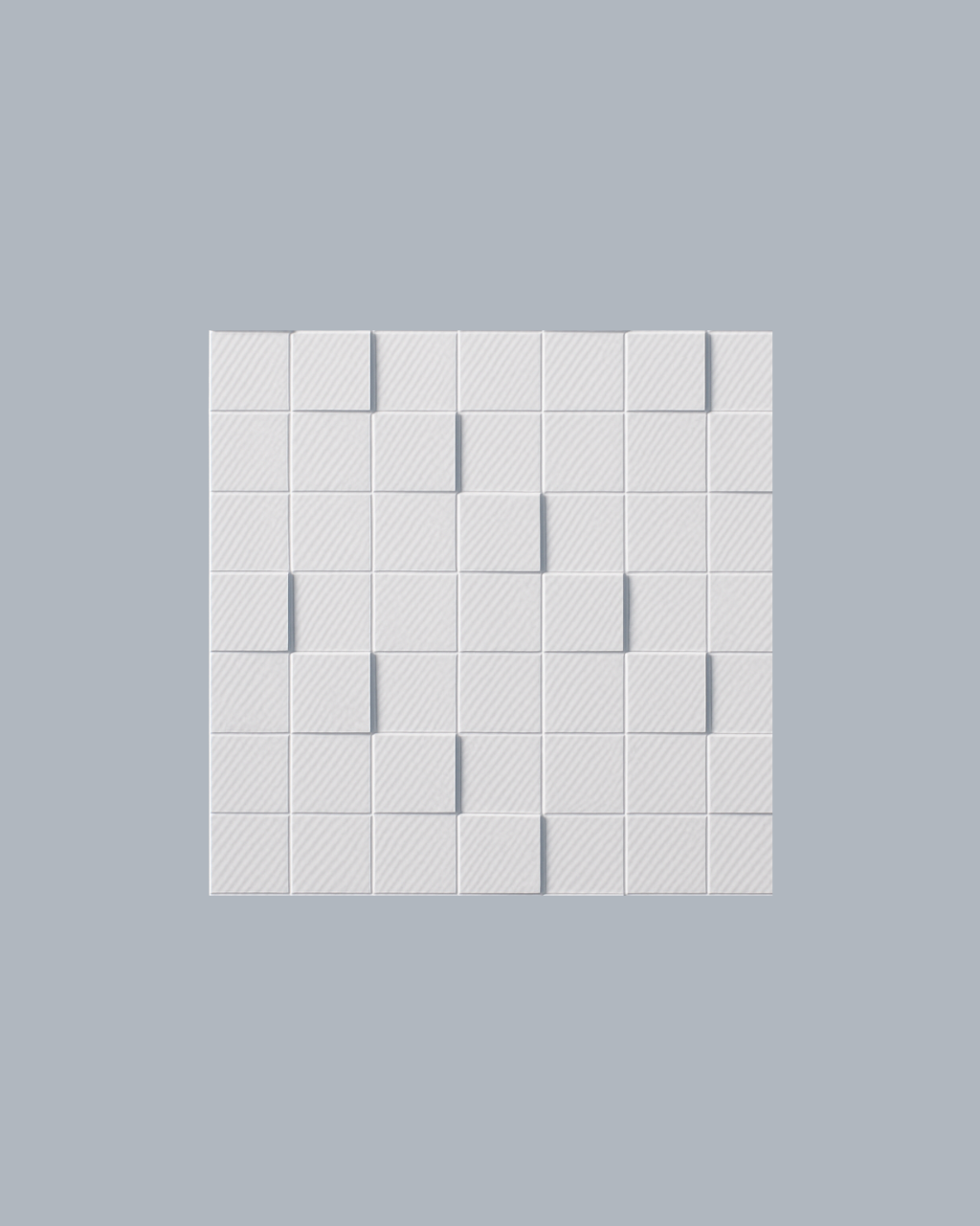 חיפוי תקרה פוליסטרין דגם ריבועים