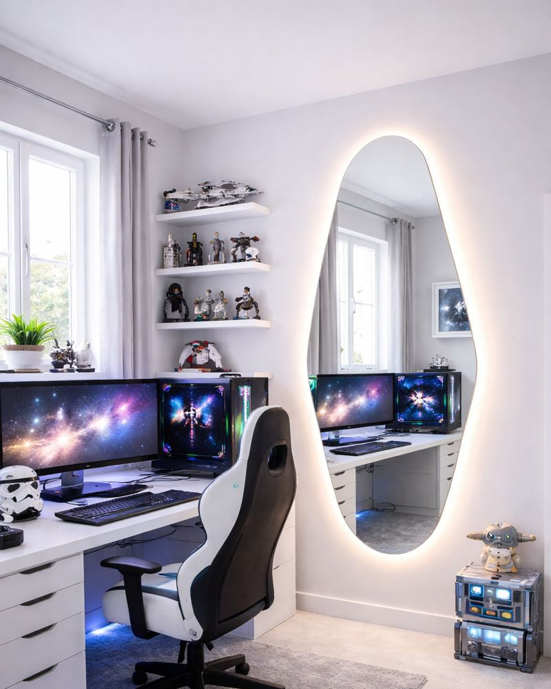 מראת קיר מעוצבת בצורה חופשית