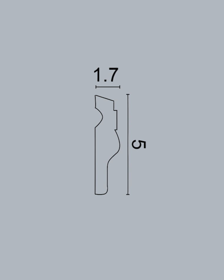 סרגל מסגרת קיר פוליאוריטן בעיטורי ביצה
