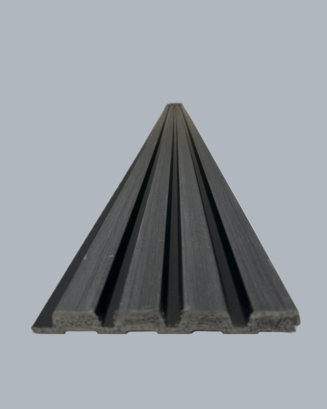 חיפוי קיר פולימרי גוון פחם עם פסים RP-08