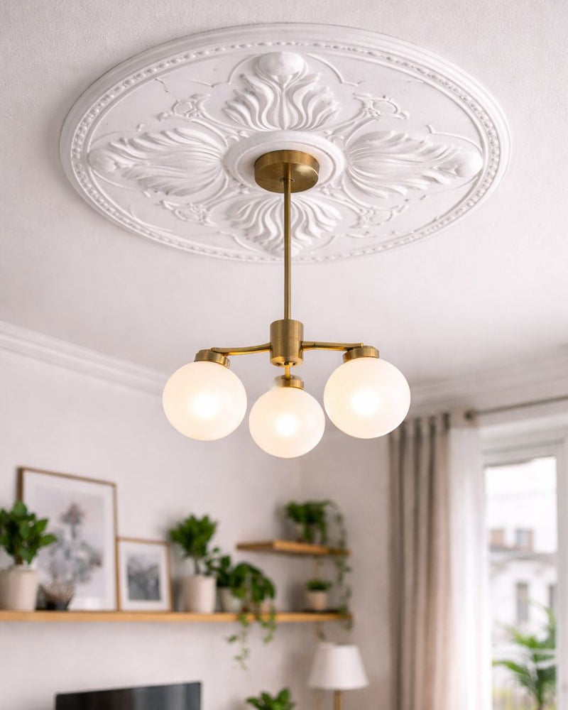 רוזטה פוליסטרין סגנון אצטרובל