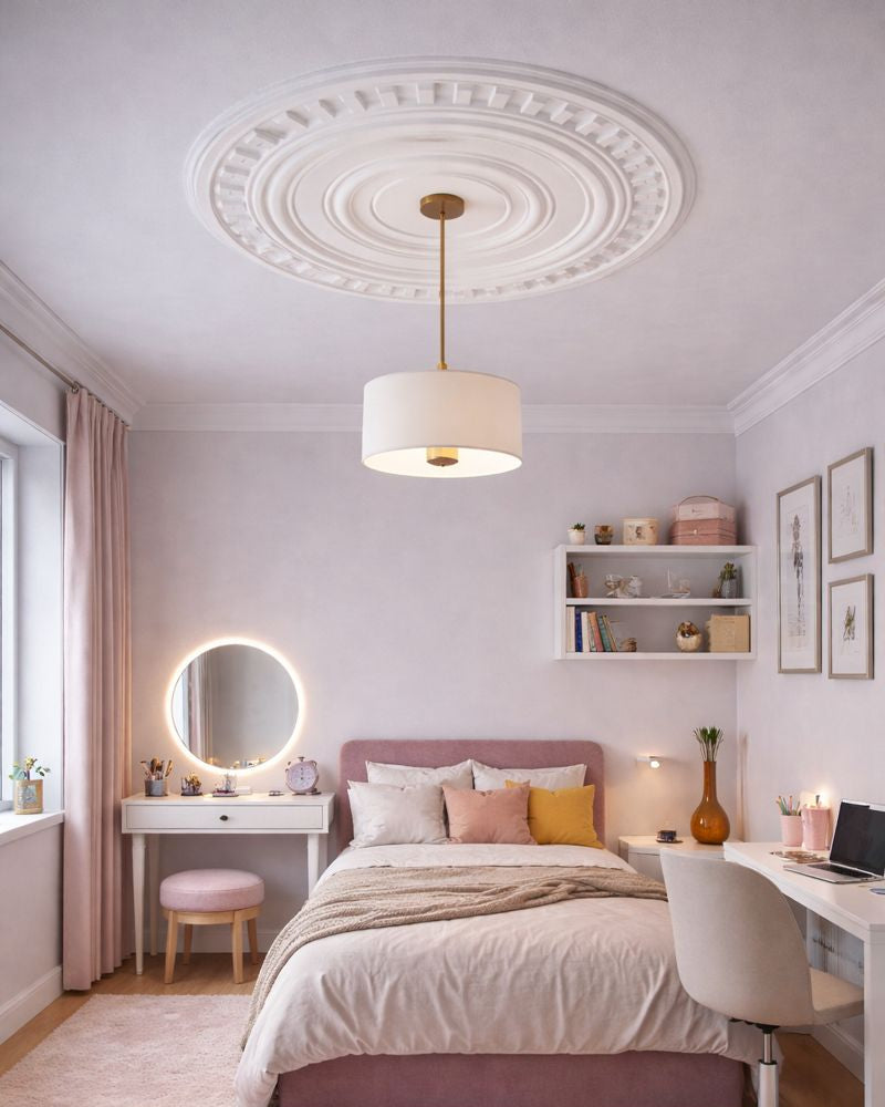 רוזטה פוליסטרין סגנון טבעות