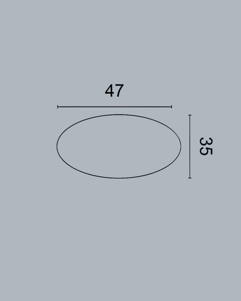 רוזטה פוליאוריטן אליפסה בעיצוב עלי כותרת