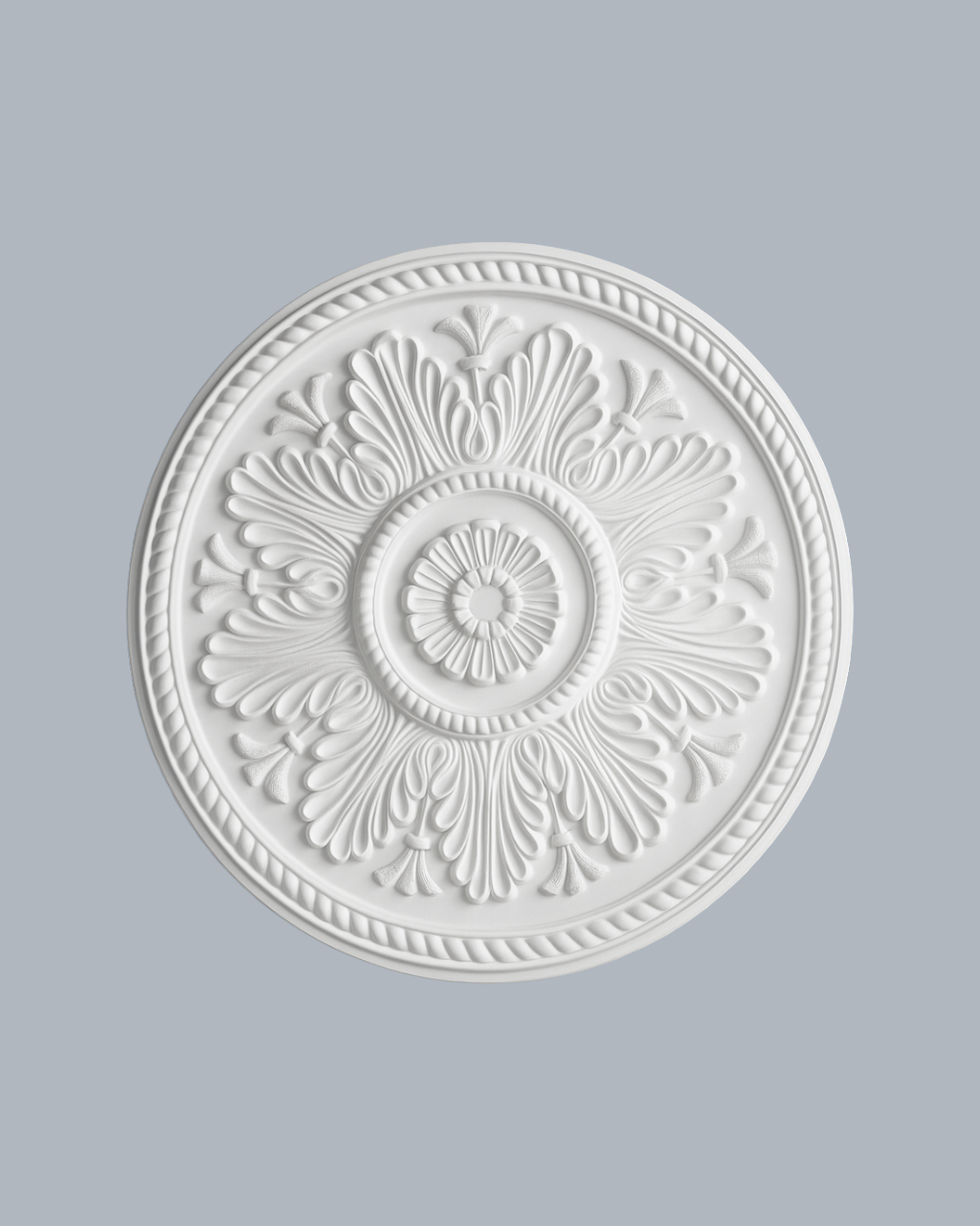 רוזטה פוליאוריטן בעיצוב פרחוני