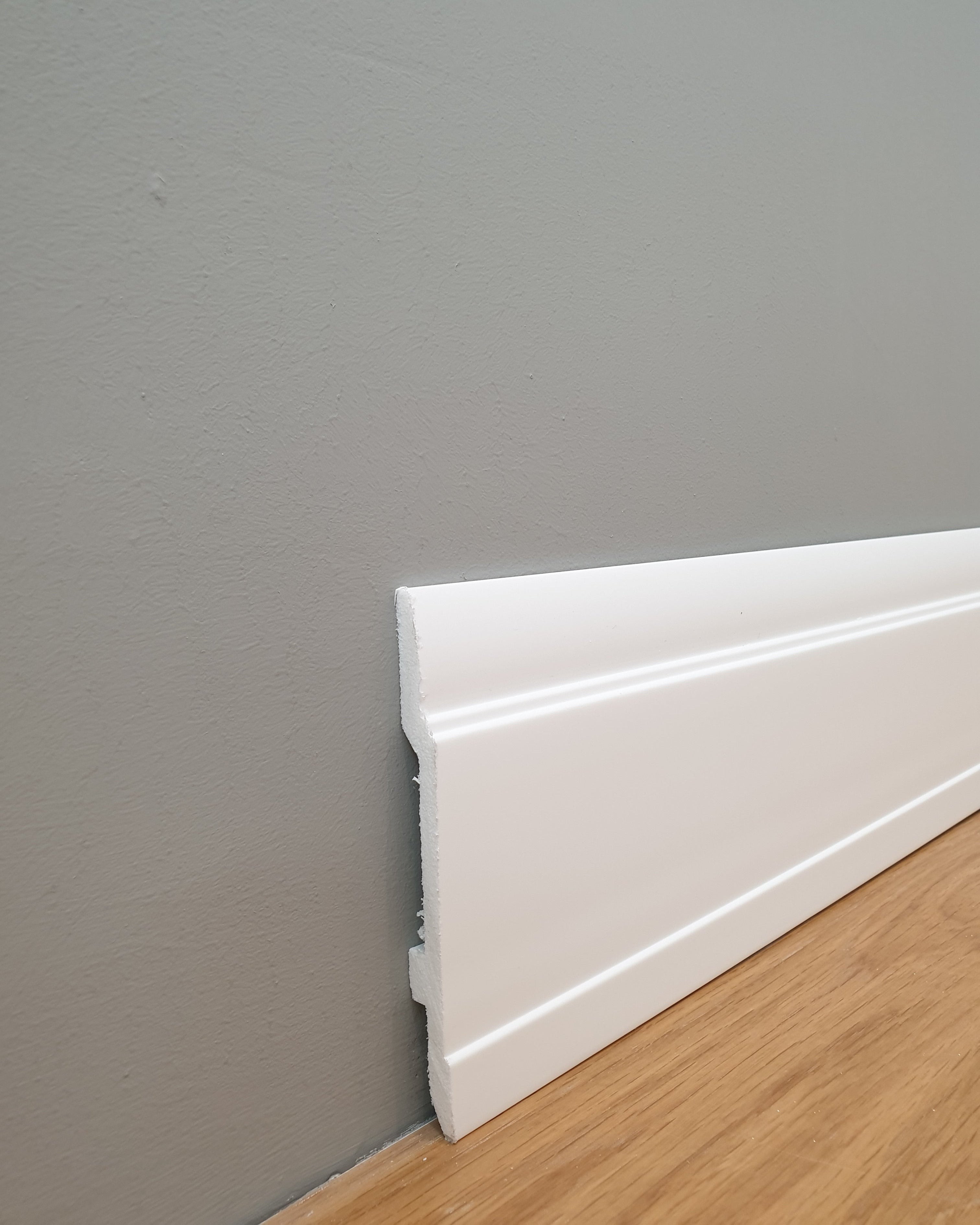 פנל רצפה פולימר בעיטור שני חריצים