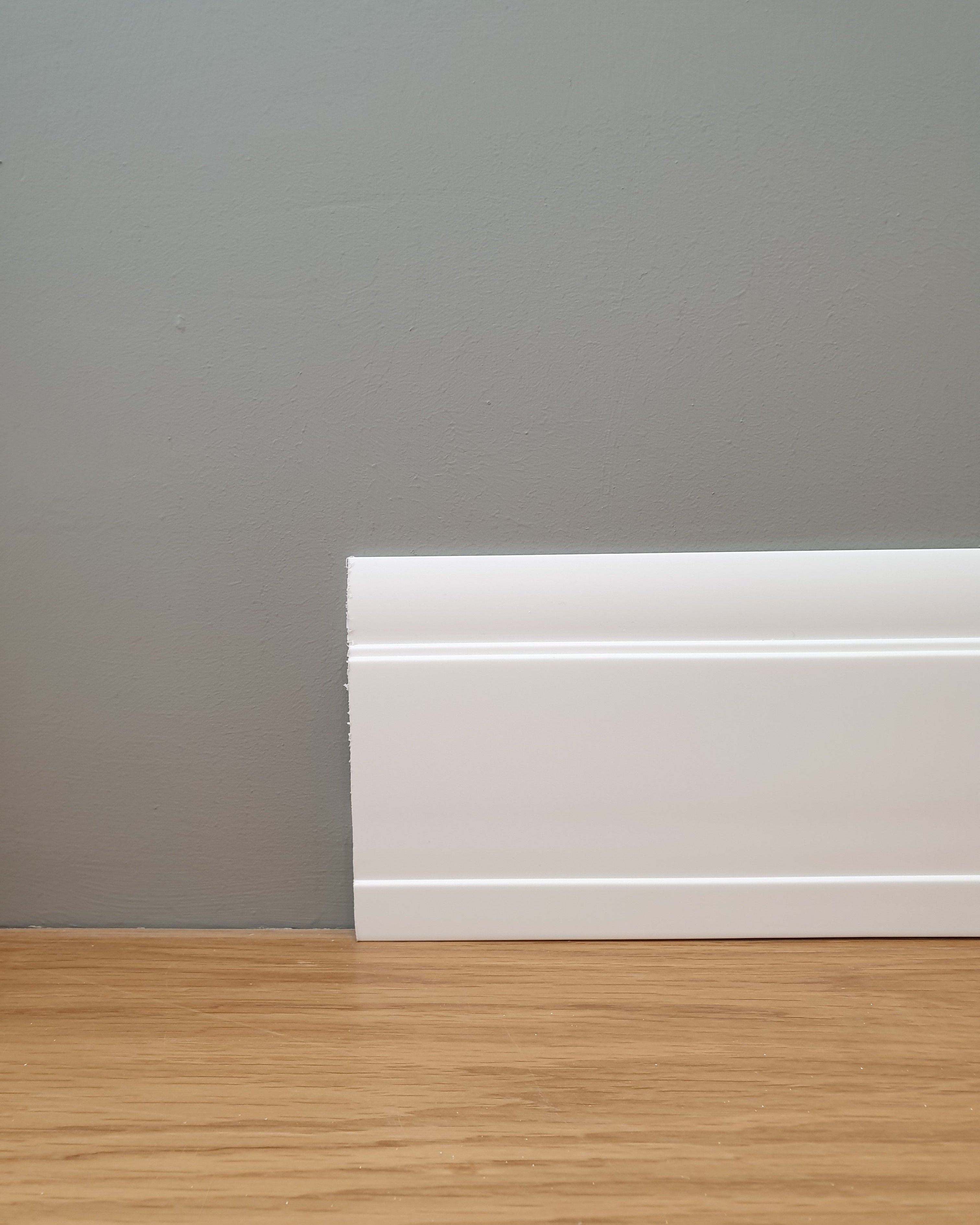 פנל רצפה פולימר בעיטור שני חריצים