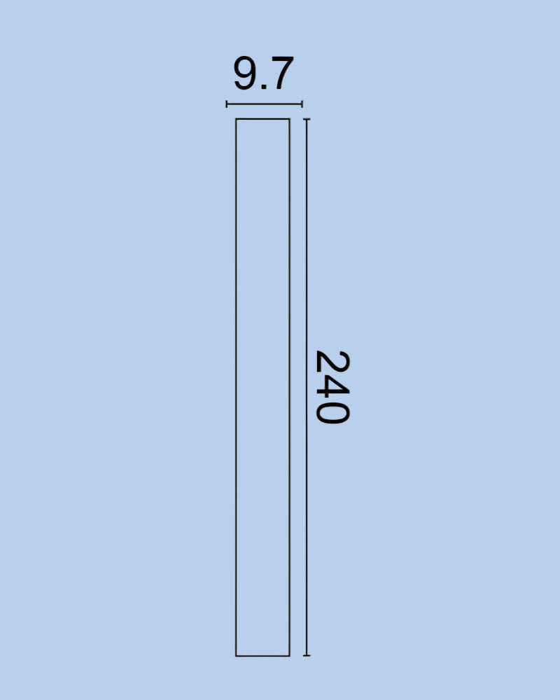 P-9040 מסגרת סרגל למשקוף דגם פסים