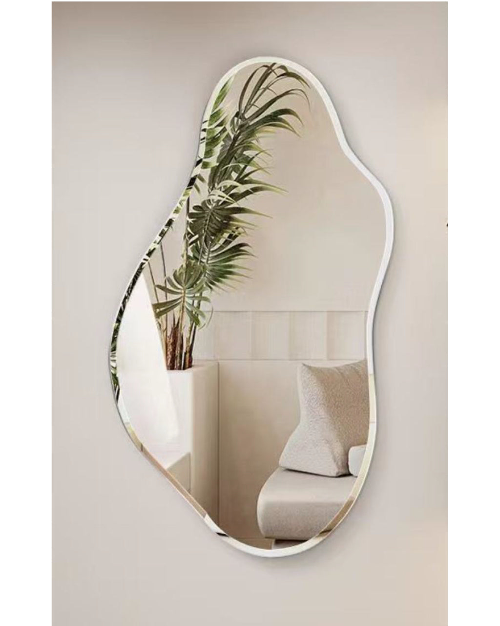 מראת קיר מעוצבת טבעי ואורגני