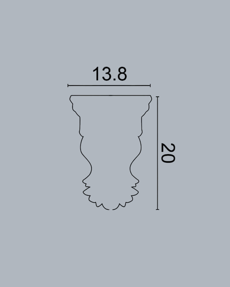 CB-32 כרכוב בארוק מעוטר באקנטוס