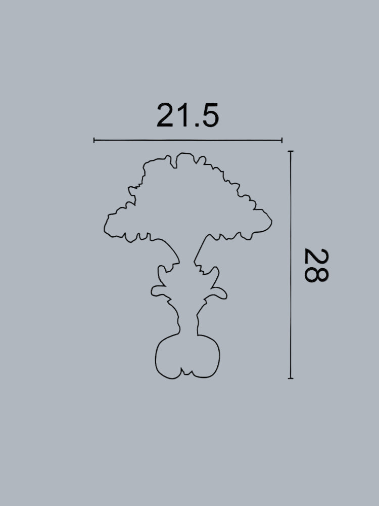 קישוט אגרטל פרחים O-3020