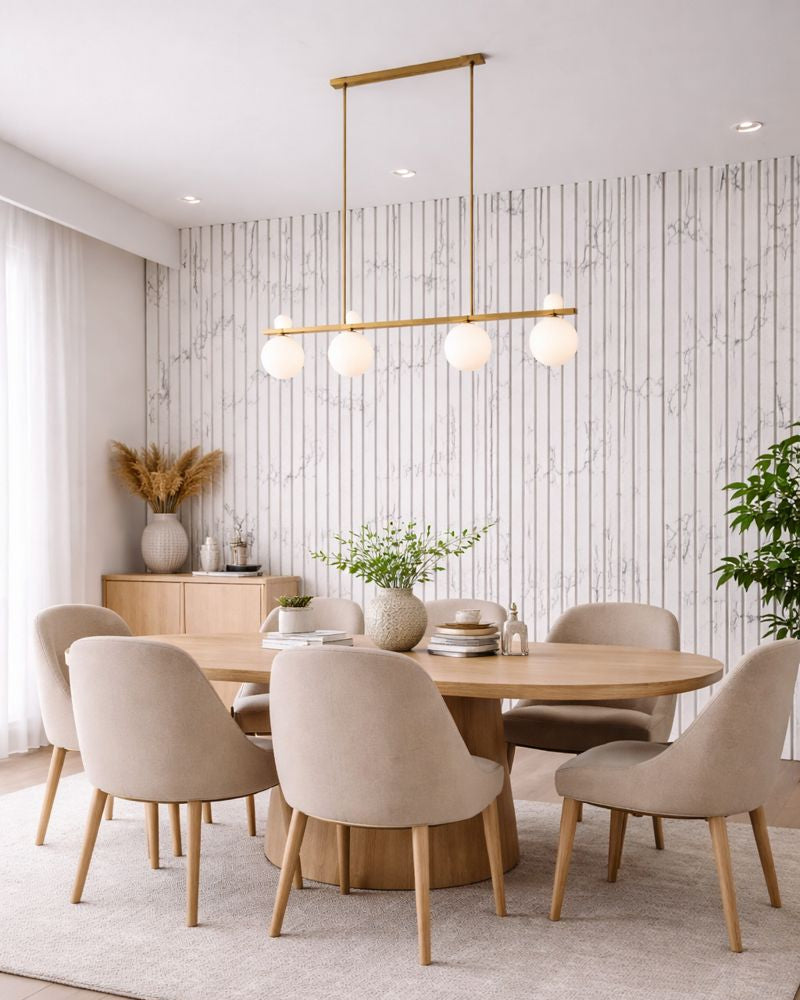 חיפוי קיר פסים דמוי שיש טבעי