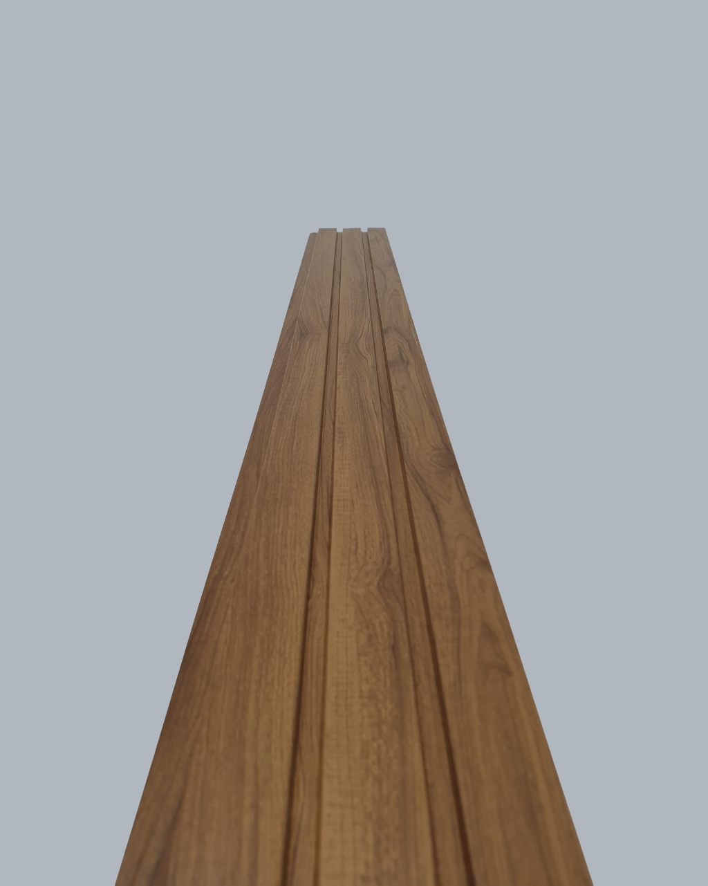 חיפוי קיר פסים צבע עץ חמים