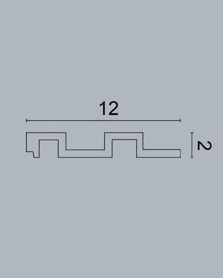 חיפוי קיר פסים במראה עץ טבעי בהיר