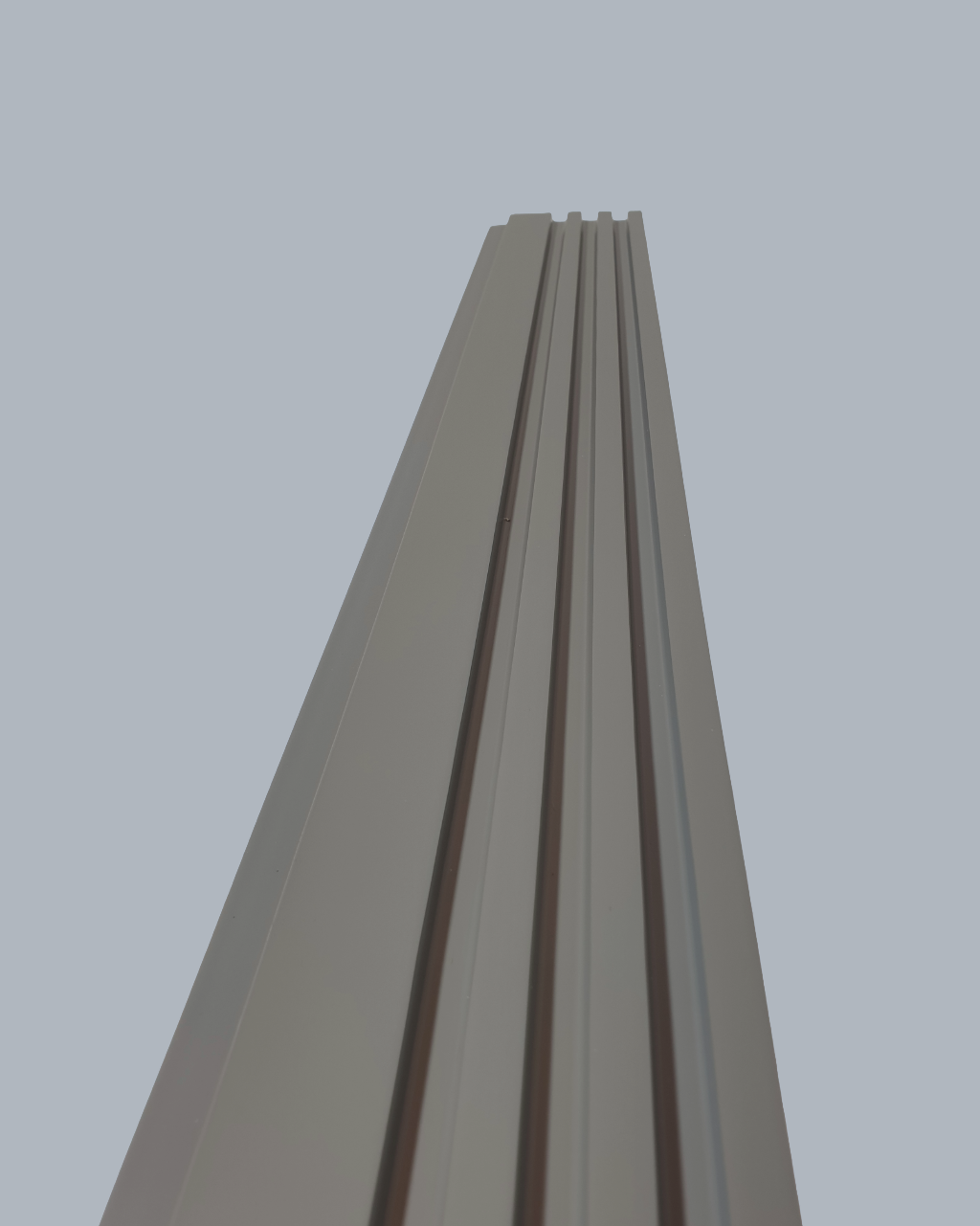 חיפוי קיר פסים צבע אפור עכבר