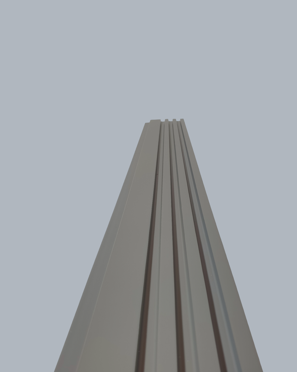 חיפוי קיר פסים צבע אפור עכבר