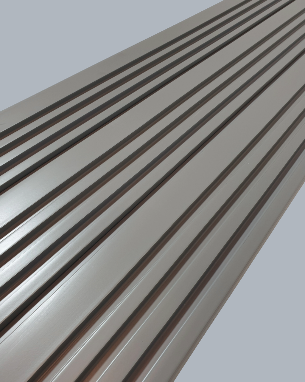 חיפוי קיר פסים צבע אפור עכבר