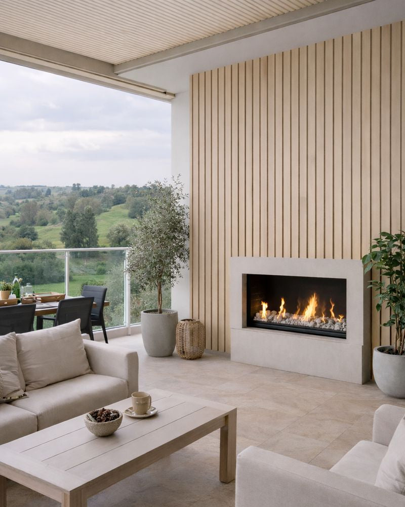 חיפוי קיר פסים דמוי עץ בהיר