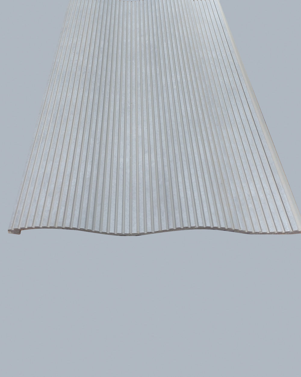 חיפוי קיר גלי צבע לבן אפור עדין