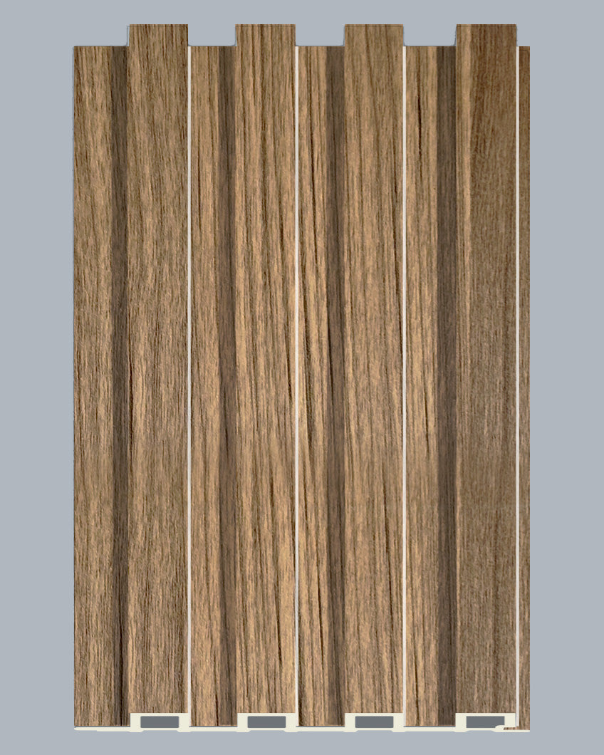 חיפוי פסים קיר עץ מוקה WPO 120-19
