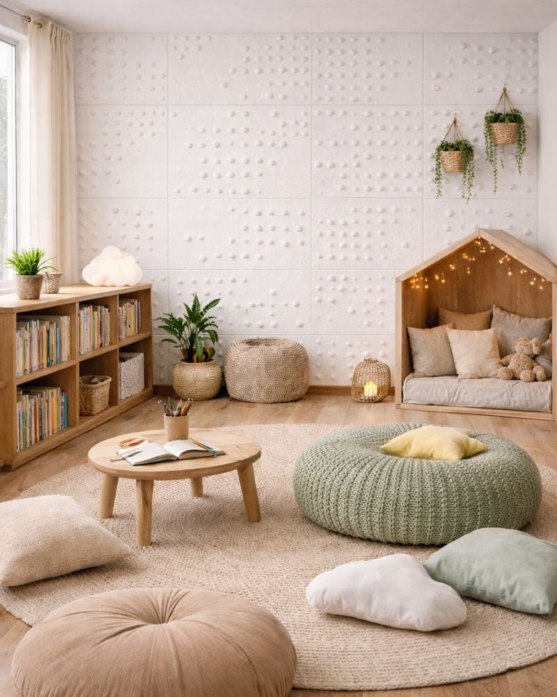 חיפוי קיר תלת ממד דגם נקודות