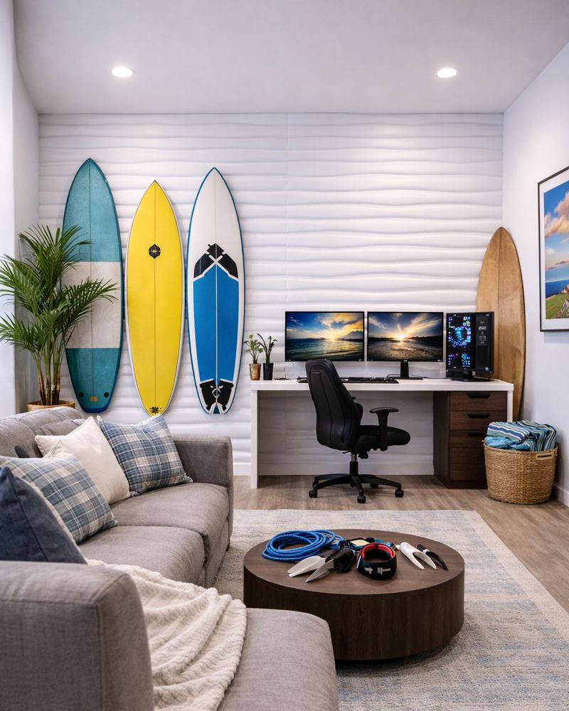 חיפוי קיר תלת ממד דגם גלים