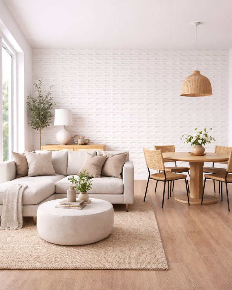 חיפוי קיר תלת ממד דגם קפסולות