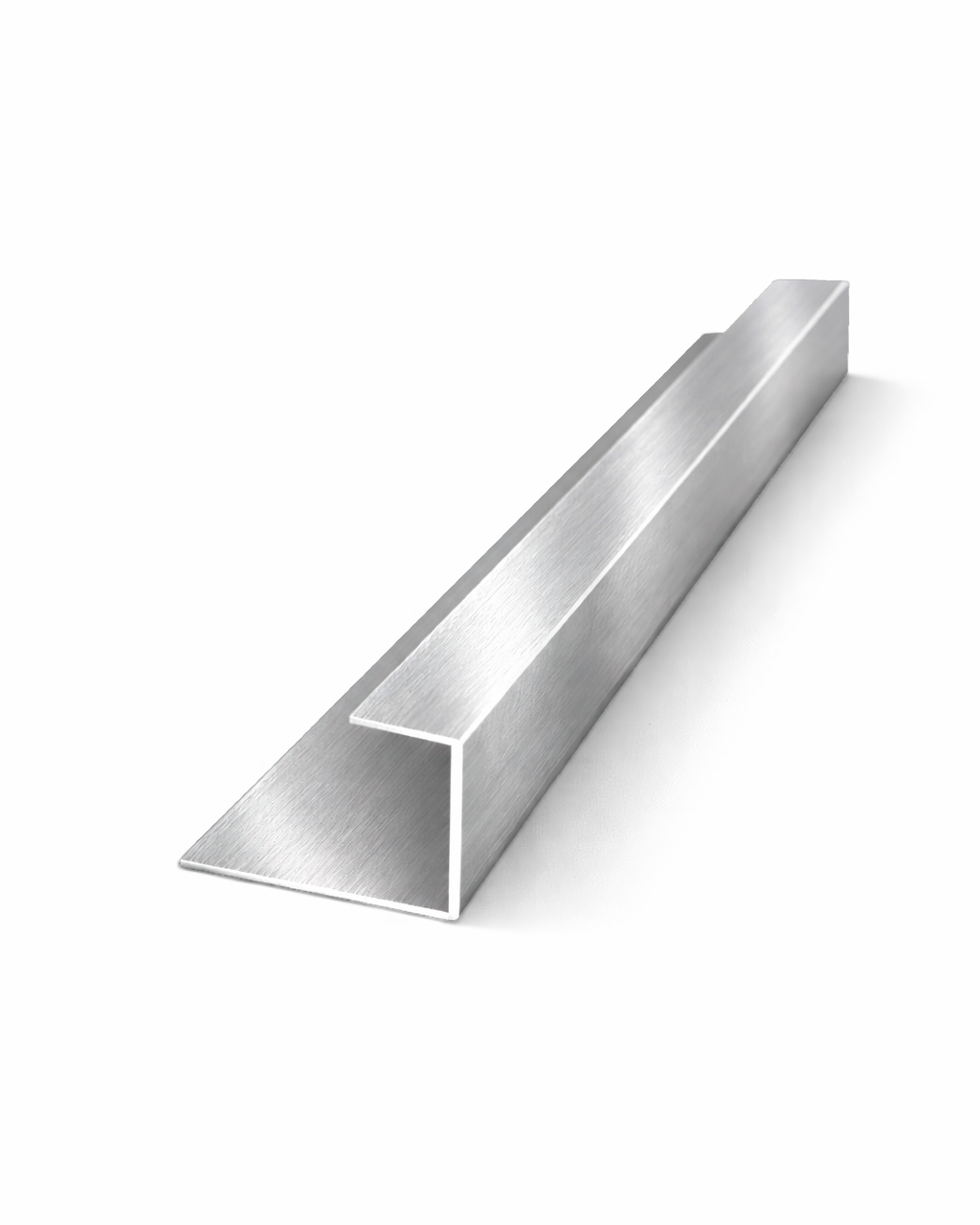 פרופיל שיש/פורצלן אלומיניום פינה ישרה 5X12 מ"מ