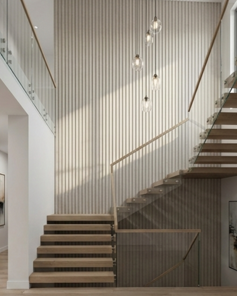 חיפוי קיר פורניר פסים