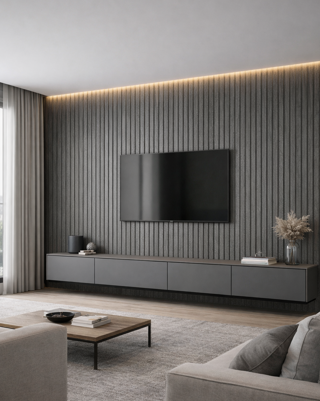 חיפוי קיר טלוויזיה - כך תהפכו את הקיר המרכזי בבית למרשים, פרקטי ומעוצב