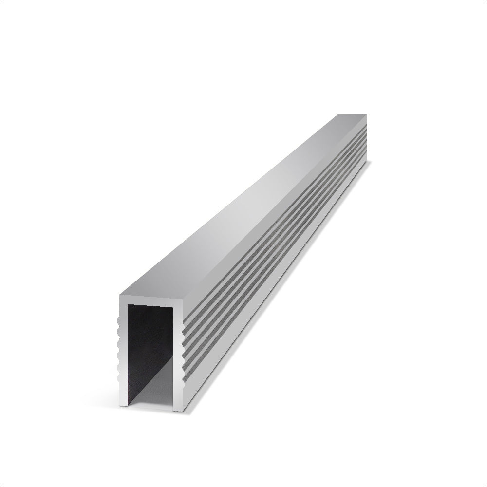 פרופיל אלומיניום U 10X18