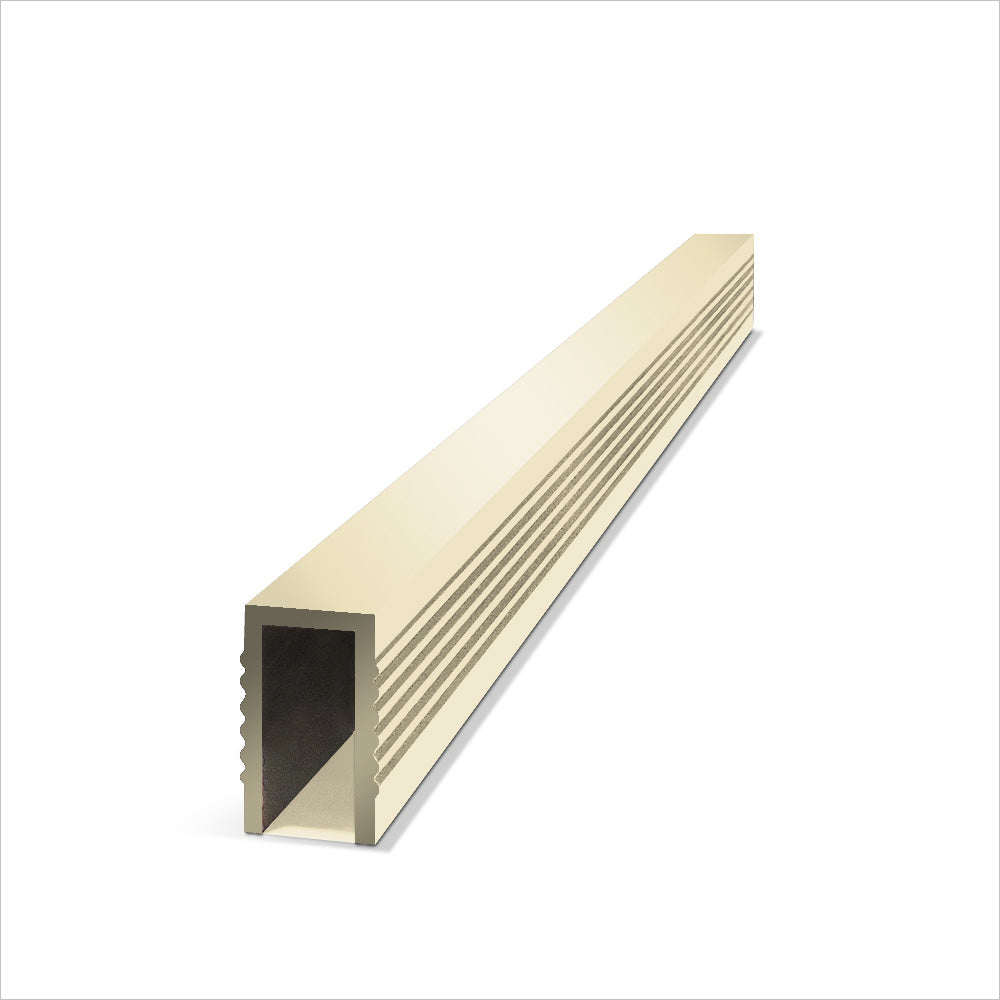 פרופיל אלומיניום U 10X18