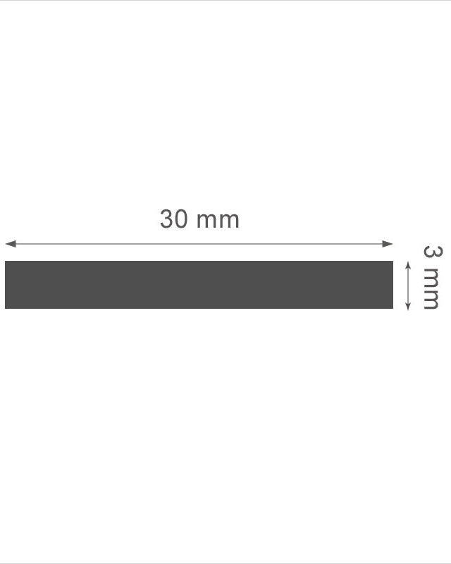 פרופיל אלומיניום סף הפרדה 30X3 מ"מ