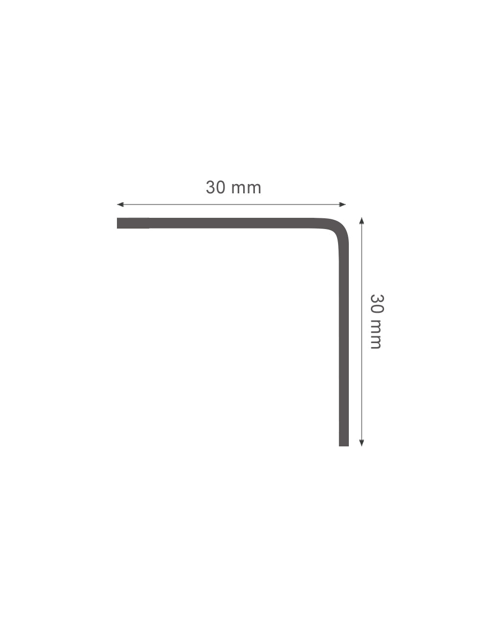 זווית אלומיניום | 30X30