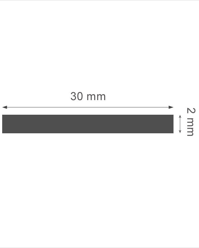 פרופיל פלח סף דלת 30X2 מ"מ
